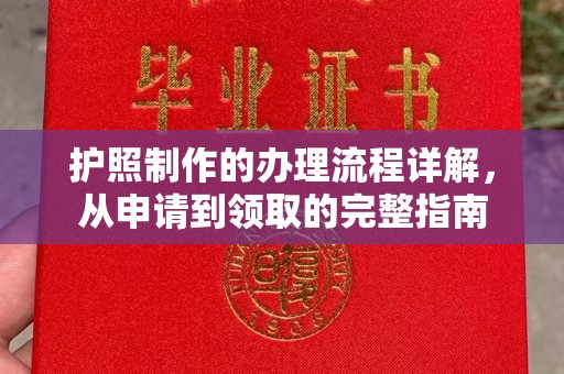 定安护照制作的办理流程详解，从申请到领取的完整指南